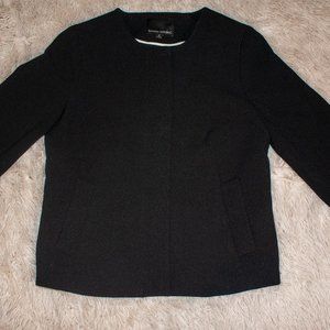 Women's Size 8 Banana Republic Black Tie Sleeve Jacket